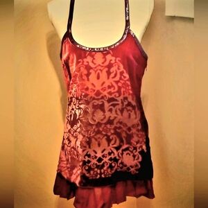 Free People forbidden Ivy Velvet Burnout mini dress
